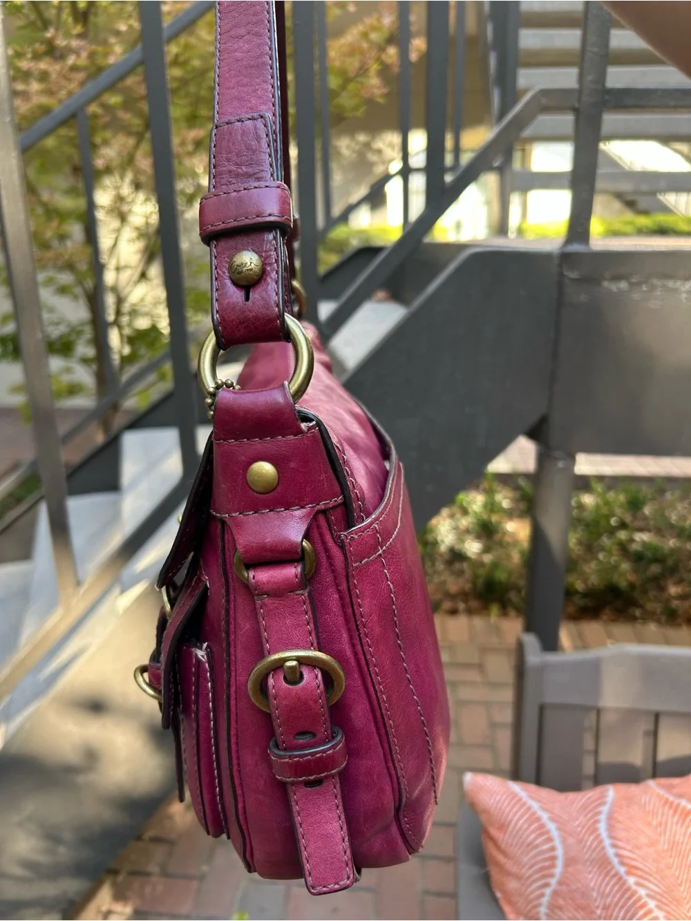 Rare Coach Legacy Garcia Hobo Bag in Pink
